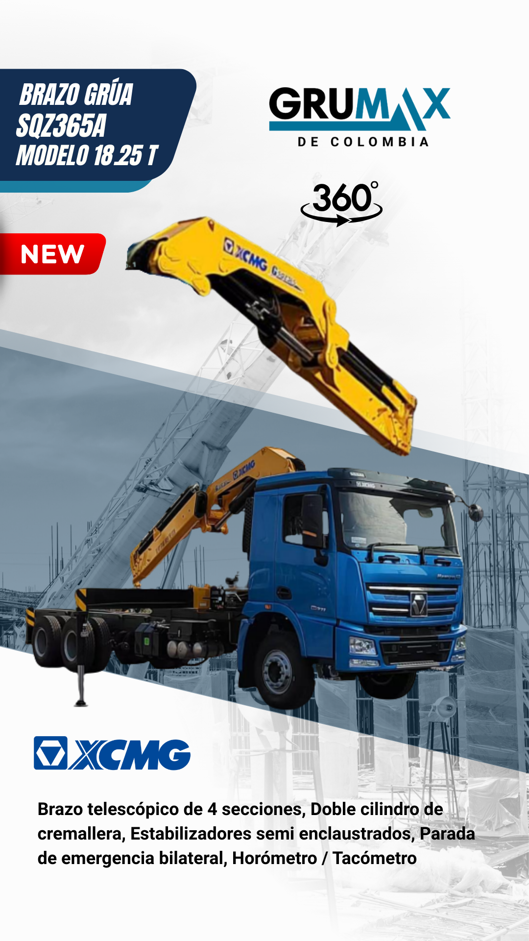 BRAZO GRUA GRUMAX