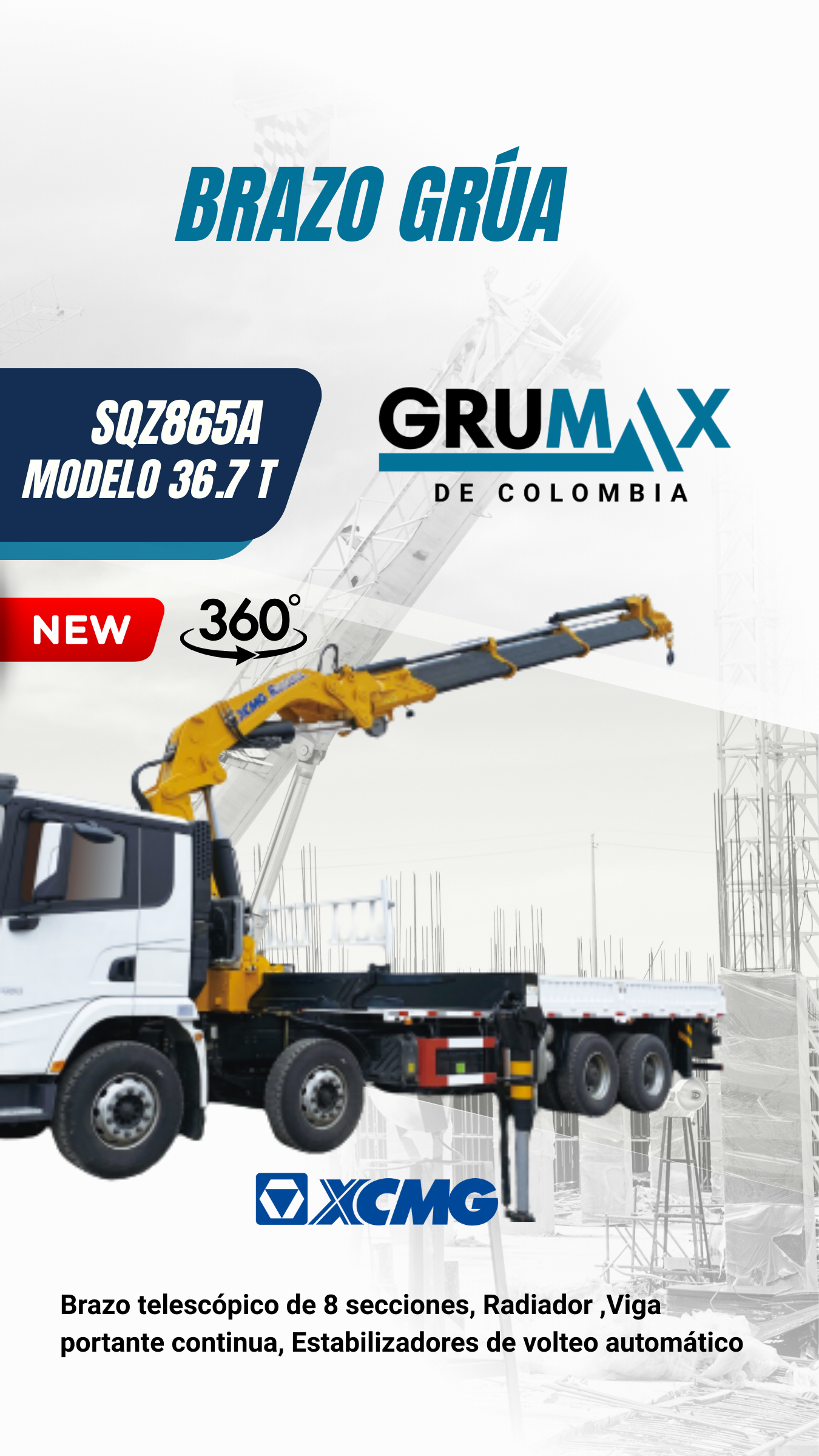 BRAZOS GRUAS CHINOS